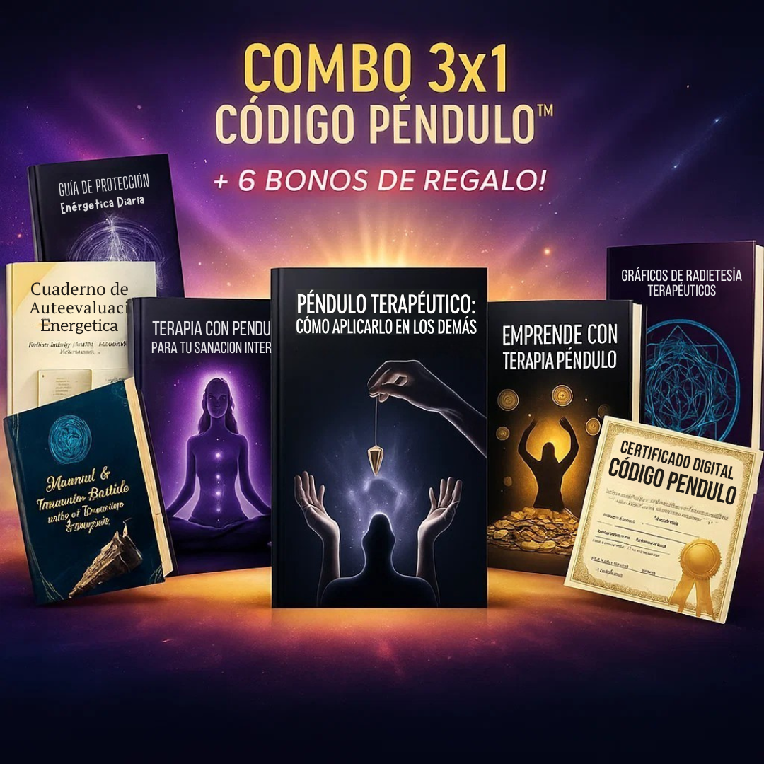 PREMIUM Combo 3x1 Código Péndulo™ + 6 Bonos Exclusivos